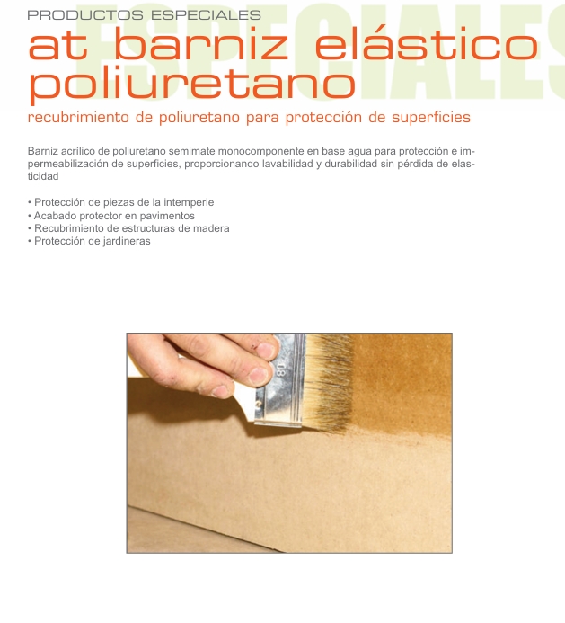 AT BARNIZ ELASTICO PU