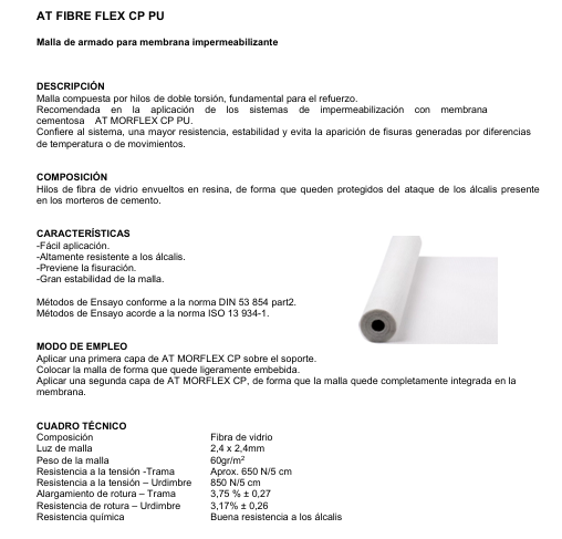 AT FIBRE FLEX CP PU (100CM)