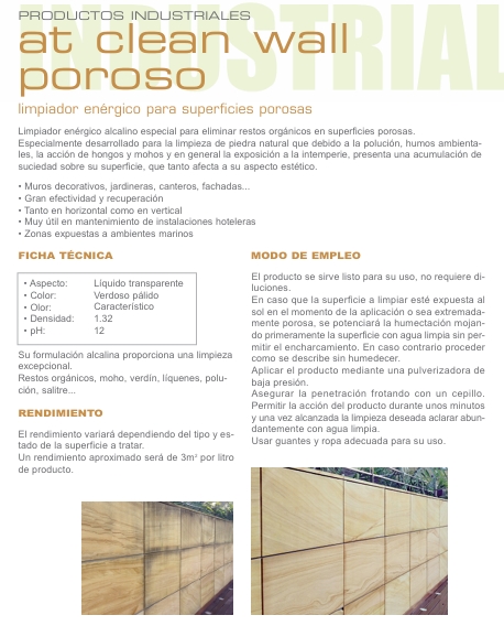 AT CLEAN WALL POROSO 