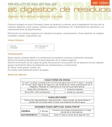 [76292] AT DIGESTOR DE RESIDUOS (BOLSA 200GR)